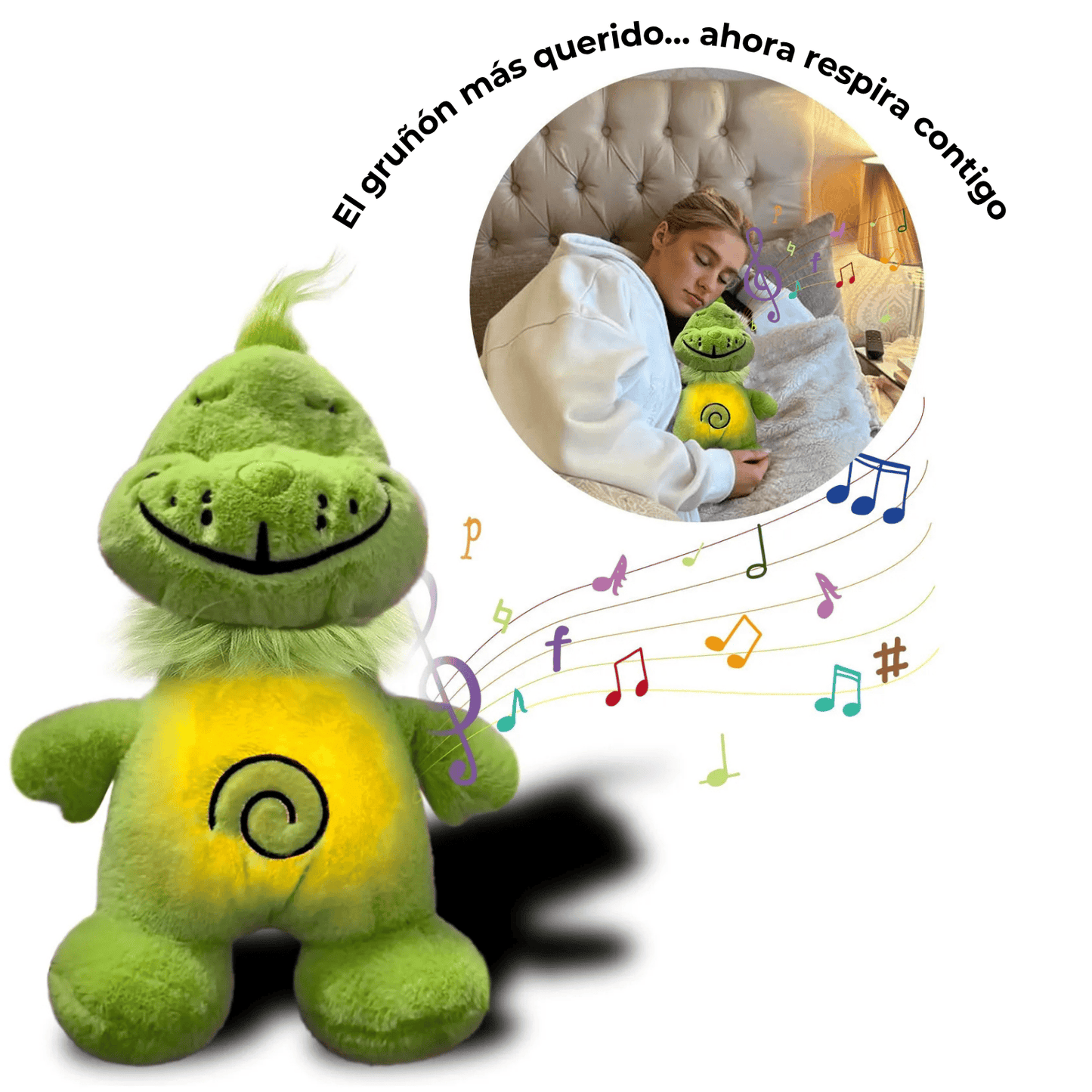 Mr. Gruñón™ – Peluche Tierno que Ayuda a Dormir y Calmar Nervios