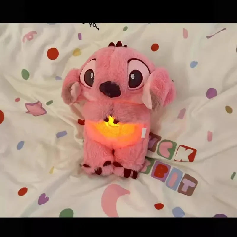 Peluche luminoso antiansiedad inspirado en Stitch, reconfortante y suave al tacto