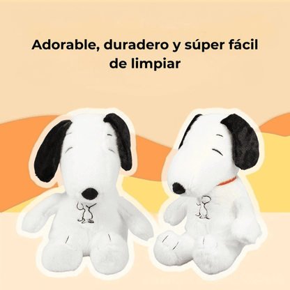 peluche relajante con luz y sonido inspirado en Snoopy